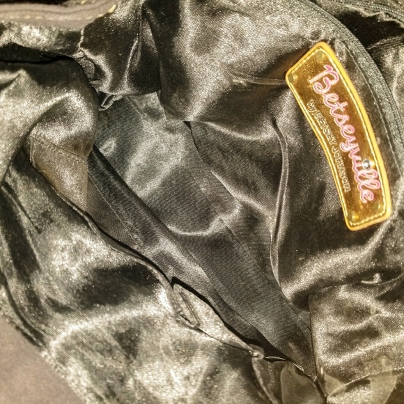 **RARE** Betsey Johnson Bag/Blue With Buttons - Picture 5 of 5